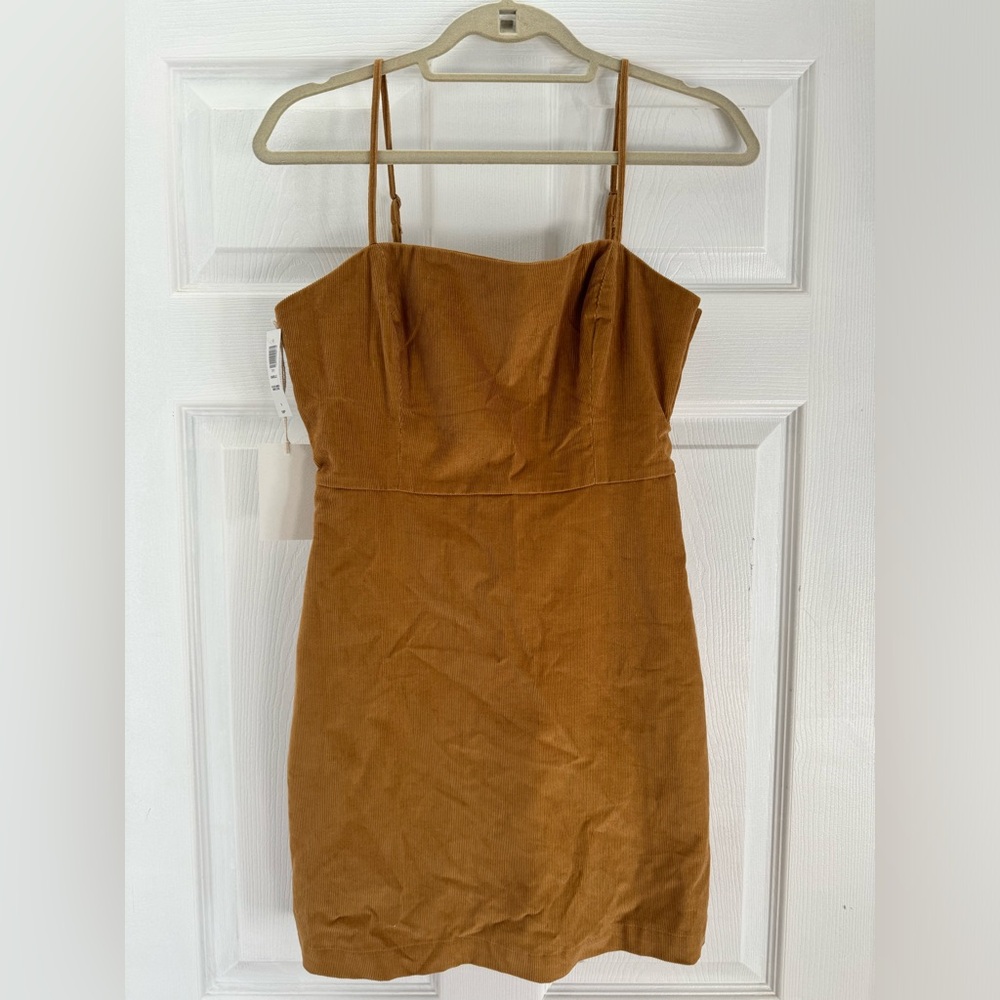 Wilfred Isabelle Corduroy Dress | Golden Amber | Size 6